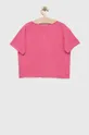 Dječja majica kratkih rukava United Colors of Benetton roza
