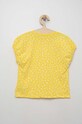 Dětské bavlněné tričko United Colors of Benetton 3MBKG1099.P.SEASONAL žlutá SS23