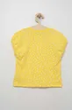 United Colors of Benetton t-shirt bawełniany dziecięcy żółty