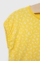 DÍVKA Dětské bavlněné tričko United Colors of Benetton 3MBKG1099.P.SEASONAL žlutá
