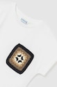 Dziewczynka Mayoral t-shirt dziecięcy 6047.8D.JUNIOR beżowy