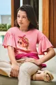 różowy Mayoral t-shirt dziecięcy Dziewczęcy