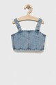 Džínsový top Sisley 5YO7YH001.G.SEASONAL modrá SS23