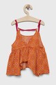Sisley bluza copii 5ZBVYH002.G.SEASONAL portocaliu SS23