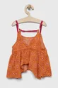 Otroška bluza Sisley oranžna