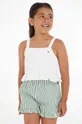 білий Бавовняна блузка Tommy Hilfiger Для дівчаток