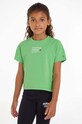 Tommy Hilfiger tricou de bumbac pentru copii print verde KG0KG07256.PPYX