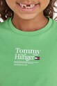 Tommy Hilfiger tricou de bumbac pentru copii KG0KG07256.PPYX verde