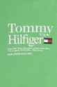 зелёный Детская хлопковая футболка Tommy Hilfiger