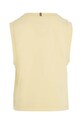 Dziewczynka Tommy Hilfiger top bawełniany dziecięcy KG0KG07262.PPYX żółty