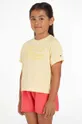 žltá Detské tričko Tommy Hilfiger Dievčenský
