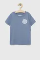 Detské tričko Abercrombie & Fitch modrá