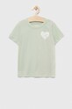 Dětské tričko Abercrombie & Fitch kulatý zelená KI257.3009