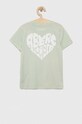 Dětské tričko Abercrombie & Fitch KI257.3009 zelená SS23
