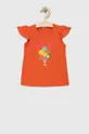 oranžna Kratka majica za dojenčka Birba&Trybeyond Dekliški