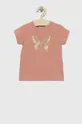 różowy Birba&Trybeyond t-shirt dziecięcy Dziewczęcy