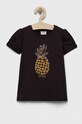 Birba&Trybeyond t-shirt bawełniany dziecięcy aplikacja czarny 999.64104.00