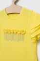 rumena Otroška kratka majica Birba&Trybeyond