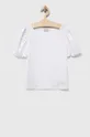 biały Birba&Trybeyond t-shirt dziecięcy Dziewczęcy