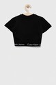 Dziewczynka Calvin Klein Jeans t-shirt dziecięcy IG0IG01948.PPYX czarny