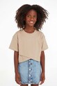 Calvin Klein Jeans t-shirt bawełniany dziecięcy nadruk beżowy IG0IG01938.PPYX