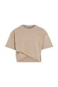 Calvin Klein Jeans t-shirt bawełniany dziecięcy IG0IG01938.PPYX beżowy SS23
