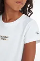 Otroška bombažna kratka majica Calvin Klein Jeans Dekliški