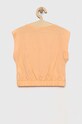 Calvin Klein Jeans top bawełniany dziecięcy IG0IG01942.PPYX pomarańczowy SS23