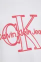 λευκό Παιδικό βαμβακερό μπλουζάκι Calvin Klein Jeans