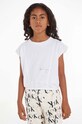 Calvin Klein Jeans t-shirt bawełniany dziecięcy nadruk biały IG0IG02009.PPYX