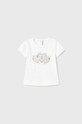 Mayoral t-shirt niemowlęcy z elastanem biały 105.4F.BABY