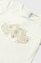 Dziewczynka Mayoral t-shirt niemowlęcy 105.4F.BABY beżowy
