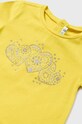 Dziewczynka Mayoral t-shirt niemowlęcy 105.4F.BABY żółty