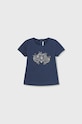 Mayoral t-shirt niemowlęcy z elastanem granatowy 105.4F.BABY