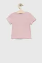 GAP t-shirt bawełniany dziecięcy różowy
