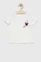 granatowy GAP t-shirt bawełniany dziecięcy x Disney Dziewczęcy