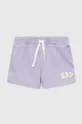 фиолетовой Детские шорты GAP Для девочек