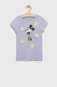 Παιδικό βαμβακερό μπλουζάκι GAP x Disney 2-pack πολύχρωμο