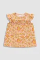 Kratka majica za dojenčka Coccodrillo oranžna