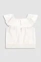 Детская хлопковая блузка Coccodrillo белый