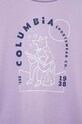 Dziewczynka Columbia t-shirt dziecięcy Mirror Creek Short Sleeve Graphic Shirt 1989701.PPYX fioletowy