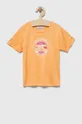 oranžna Otroška kratka majica Columbia Mirror Creek Short Sleeve Graphic Shirt Dekliški