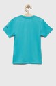 Dječja majica kratkih rukava Columbia Mirror Creek Short Sleeve Graphic Shirt 1989701.PPYX tirkizna SS23