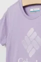 Dětské bavlněné tričko Columbia Mission Lake Short Sleeve Graphic Shirt  100 % Bavlna