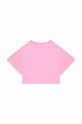 Dziewczynka Marc Jacobs t-shirt bawełniany dziecięcy W15655.126.150 różowy