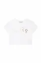 bijela Dječja pamučna majica kratkih rukava Michael Kors Za djevojčice