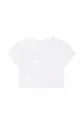 Дитяча бавовняна футболка Michael Kors білий
