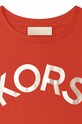 Fete Michael Kors tricou de bumbac pentru copii R15163.156 rosu