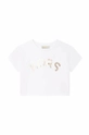 bianco Michael Kors t-shirt in cotone per bambini Ragazze