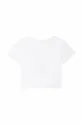 Детская хлопковая футболка Michael Kors белый